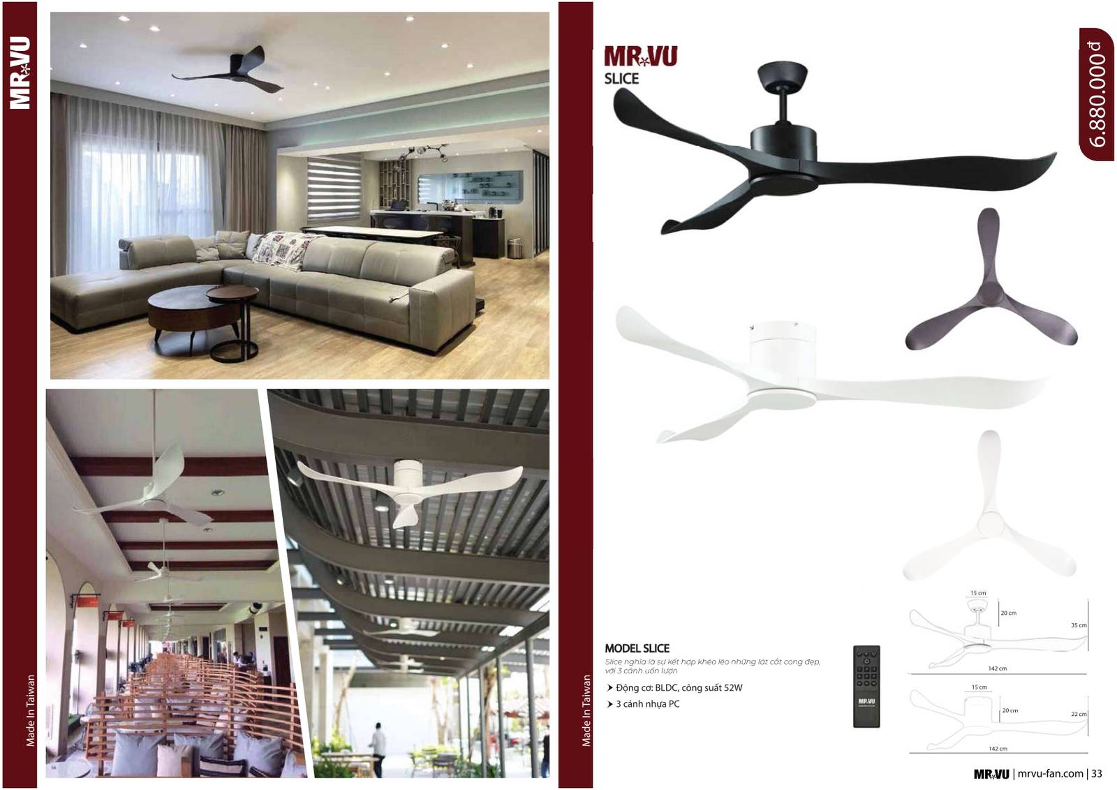 Bảng giá và Catalogue Quạt trần Mr Vũ mới nhất 2024 /Page 